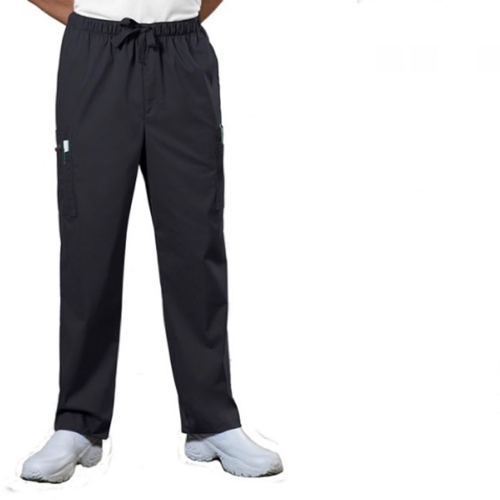 Men’s Cherokee WW Cargo Scrub Pants (Black)